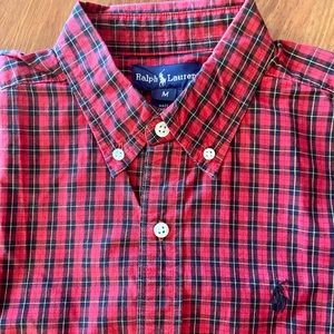 Ralph Lauren Boy’s Button Down Plaid Dress Shirt